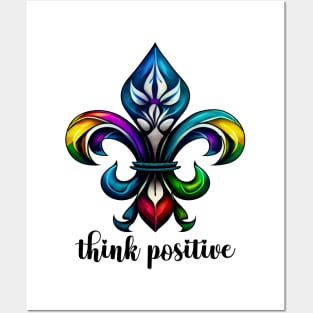 Think Positive Posters and Art